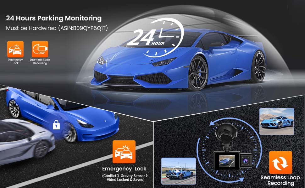 3 Channel 4K Dash Cam 