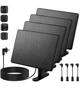 4 Pack Solar Panel for Blink Outdoor 4 (4th Gen)/(3rd Gen) XT3 for Blink XT/XT2 Camera,11.8Ft Pow...