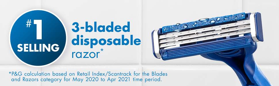 Sensor3 Comfort #1 selling disposable razor