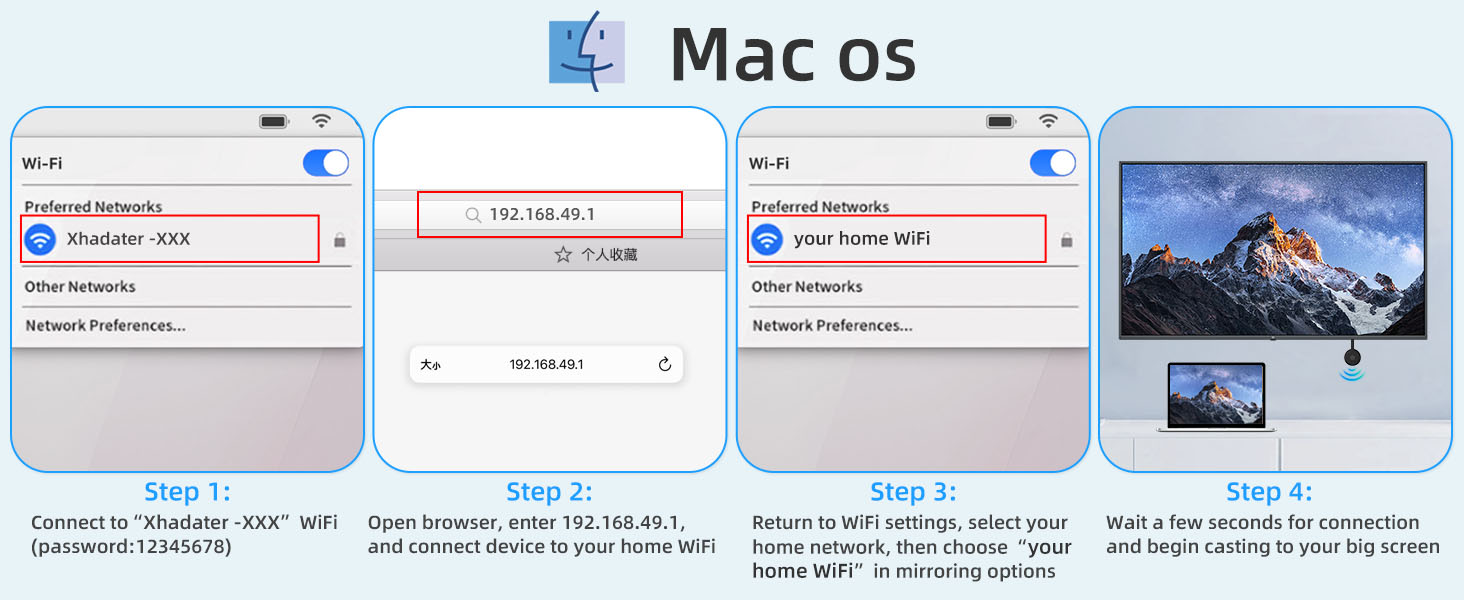wireless screen projector