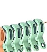 UGWkivd Beach Towel Clips Green&amp;Pink,Towel Clips for Chair,Clothes Pins,Cruise Clips,Large Clips,...