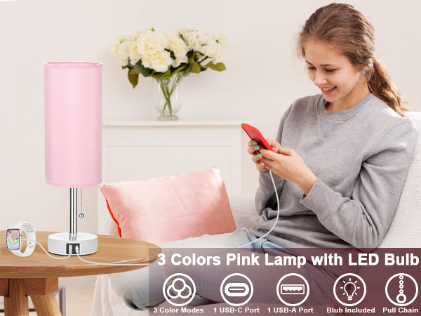 pink lamp