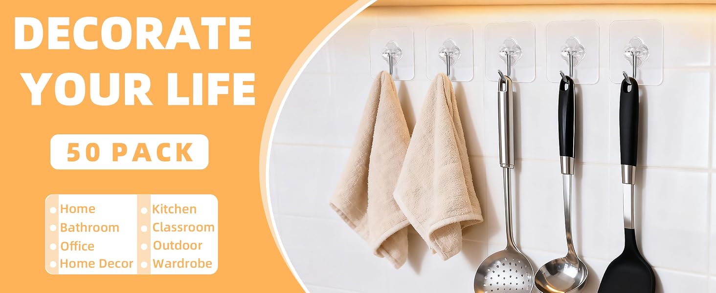 adhesive hooks for hanging