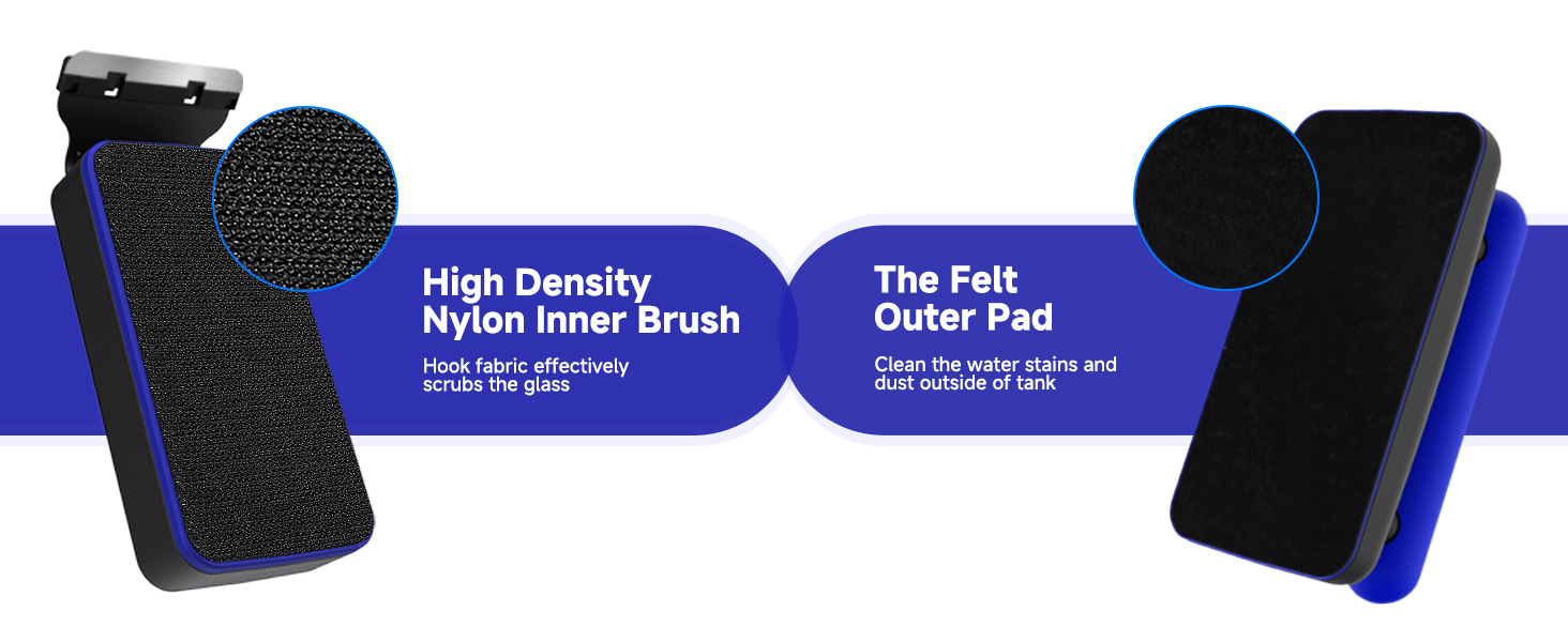 Magnetic Aquarium Fish Tank Glass Cleaner