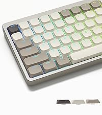Womier PBT Pudding Keycaps- Shine Through Keycaps | 164 Keys Keycap Set 60 65 75 100 Percent, OEM Pr...