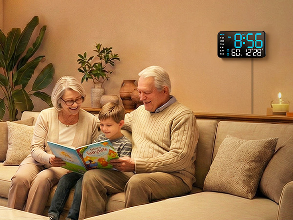 digital wall clock
