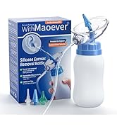 Ear Wax Removal Kit, Squeezable Silicone Ear Cleaner with Earmuff for Waste Water Recycling, Gent...