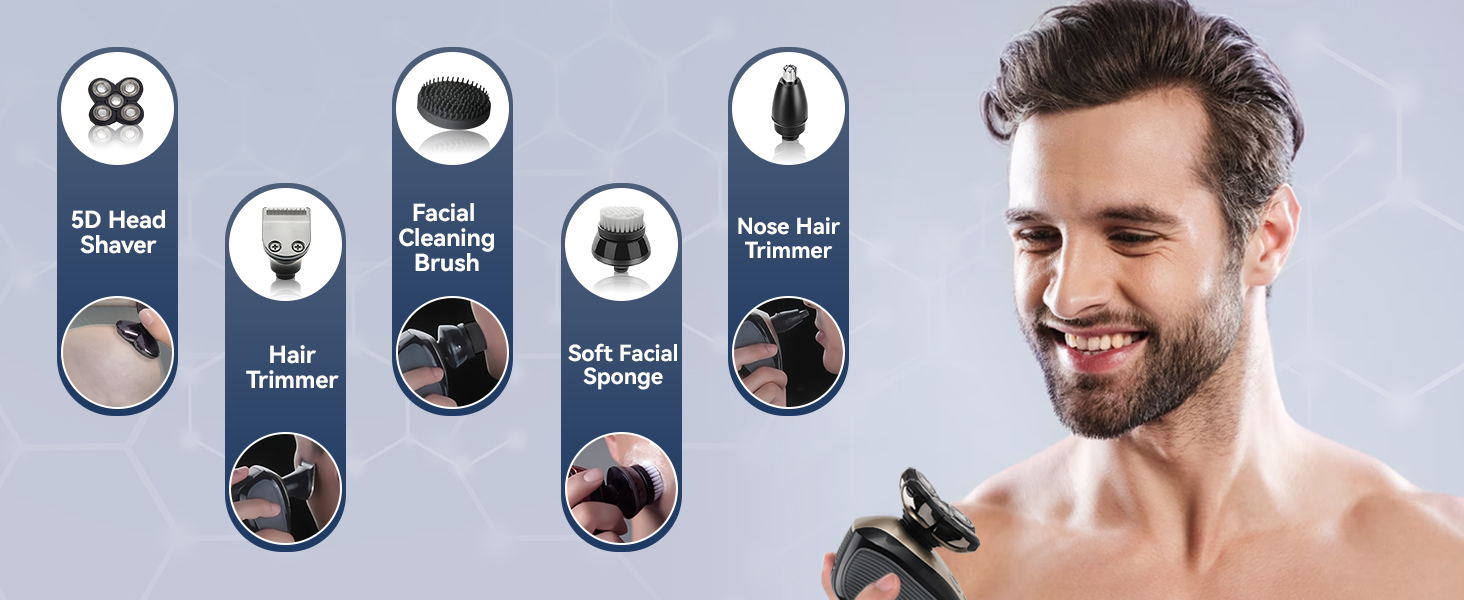 Skull Bald Head Shavers for Men