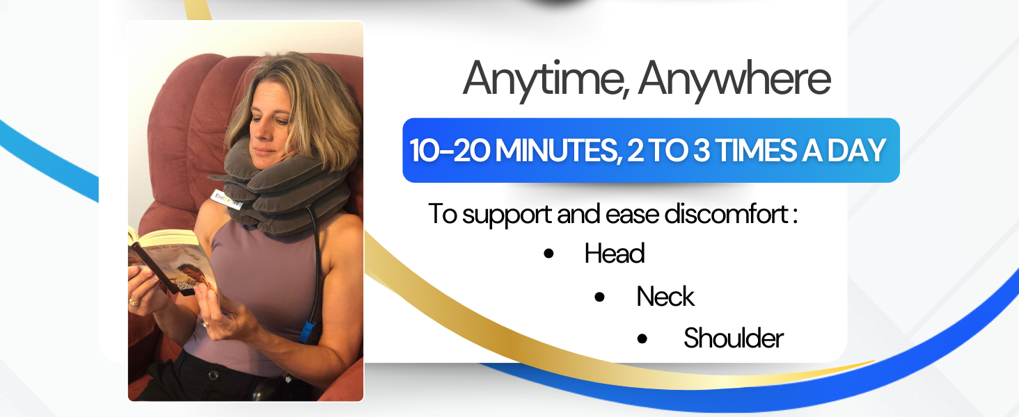 cervical traction pillow neck extender for neck pain neck traction pillow cervical neck traction 