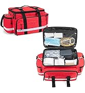 Damero Medical Supplies Bag, Emergency Responder Trauma Bag Medical Bag with Detachable Dividers ...