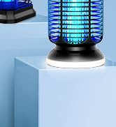 AMUFER Bug Zapper Outdoor &amp; Indoor, Upgraded 18W Exclusive Blue-Violet Light with 2W LED Lamp, 10...