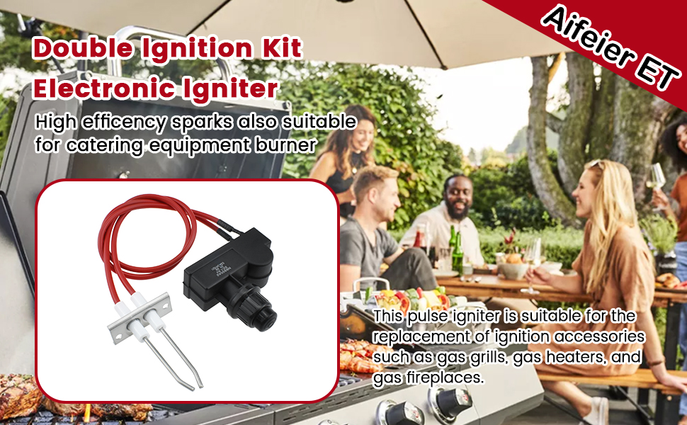double ignition kit electronic igniter propane gas grill igniters