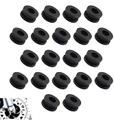 Icyfond 20Pcs Motorcycle M6 Rubber Grommets Kit, Motorcycles Fairing Grommets, O-ring Fairing Sid...