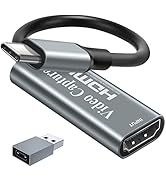 Papeaso Video Capture Card, Video Recording Card Wonderful 4K HDMI to 1080P USB C for Gaming Stre...