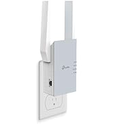 TP-Link RE515X AX1500 WiFi 6 Range Extender w/Ethernet Port | 1.5G Dual-Band Wireless Repeater Am...