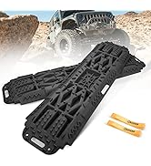 BUNKER INDUST Offroad Traction Boards with Jack Lift Base, Mud Sand Tracks Snow Tire Traction Mat...