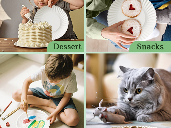 white paper plates