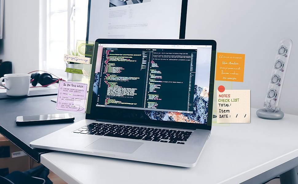 yellow desk accessories