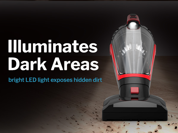 led handheld vacuum