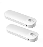 STECHRO LED Night Light with Motion Sensor, USB Rechargeable Battery Operated Cupboard Lamp with ...