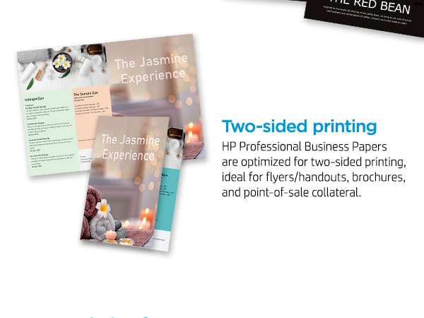 two-sided duplex business printing brochures flyers paper