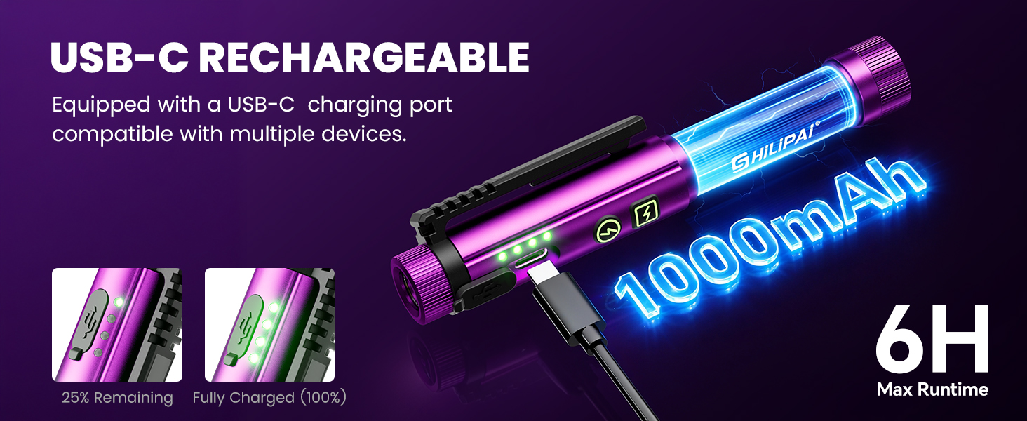 USB-C Rechargeable