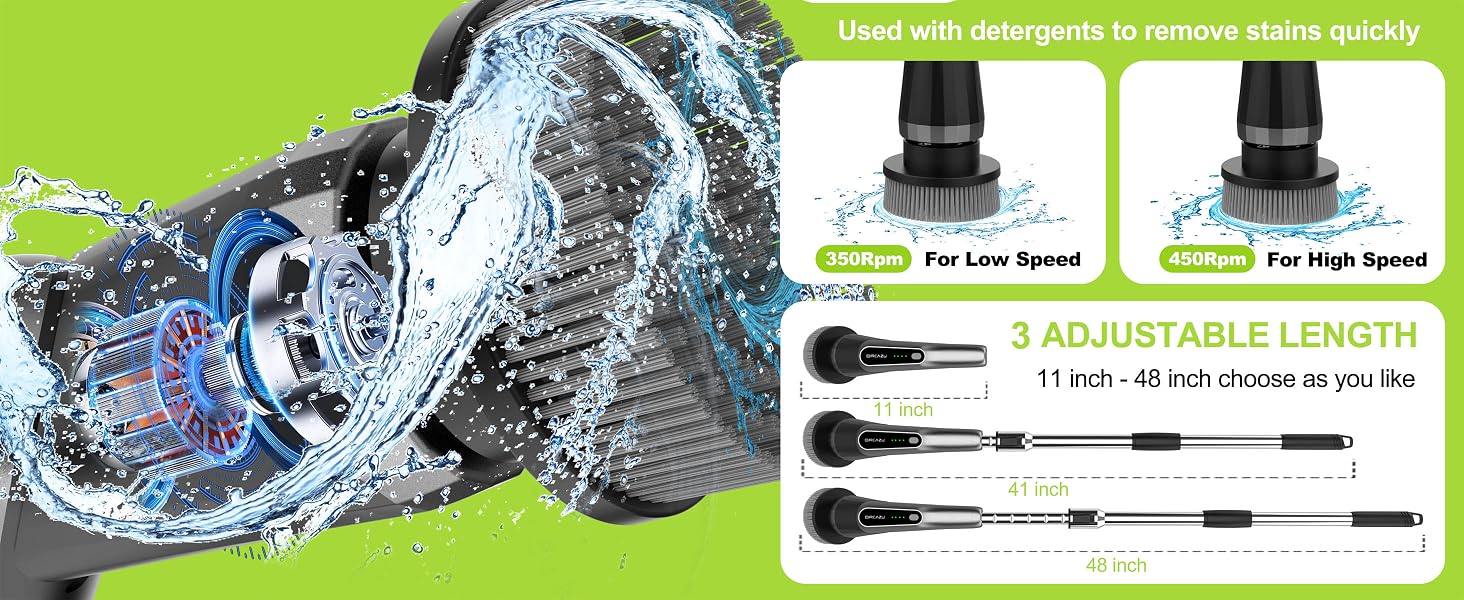 electric spin scrubber