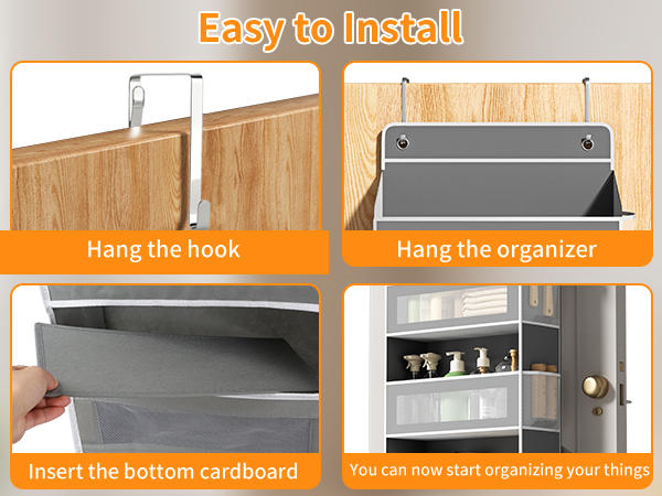 door organizer hanging