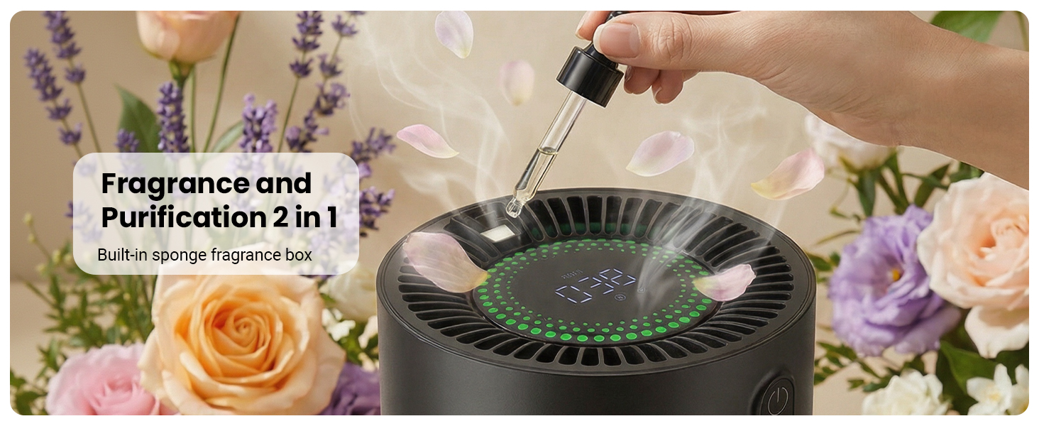 hepa air purifier smart wifi air purifiers for bedroom for home pets large room office kitchen