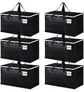 StorageRight Heavy Duty Moving Boxes-Moving Bags with Zipper, Reinforced Handles and Tag Pocket-C...