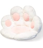 ELFJOY Comfy Chair Cushion Plush Cat Paw Cushion Kawaii Home Decor Cat Pillow for Office and Comp...