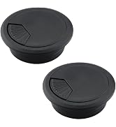 EASYEAH 2 Pcs Desk Grommet 2" / 50 mm, Desk Cord Hole Cover, Cable Grommet ABS Plastic, Desk Hole...