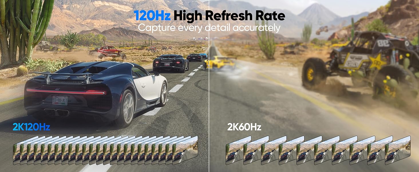 120Hz High Reflesh Rate