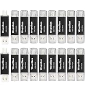 20 Pack 8GB USB C Flash Drive, Wooolken 2-in-1 Type-C Thumb Drive, Dual USB 2.0 Memory Stick Pen ...