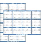 2026 Dry Erase Calendar for Wall - 2026 Calendar Dry Erase, 2026 Yearly Wall Calendar, 48" x 32",...