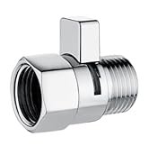 BRIGHT SHOWERS Water Flow Control Valve, Brass Shower Head Shut Off Valve with Handle Lever, Flow...