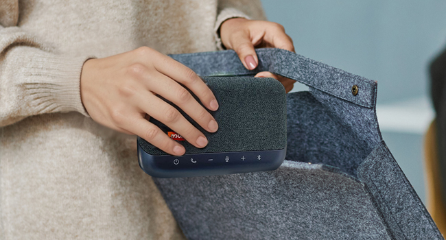 A15 Bluetooth Conference Speaker and Microphone, 360° 10ft Voice Pickup w/Noise Reduction