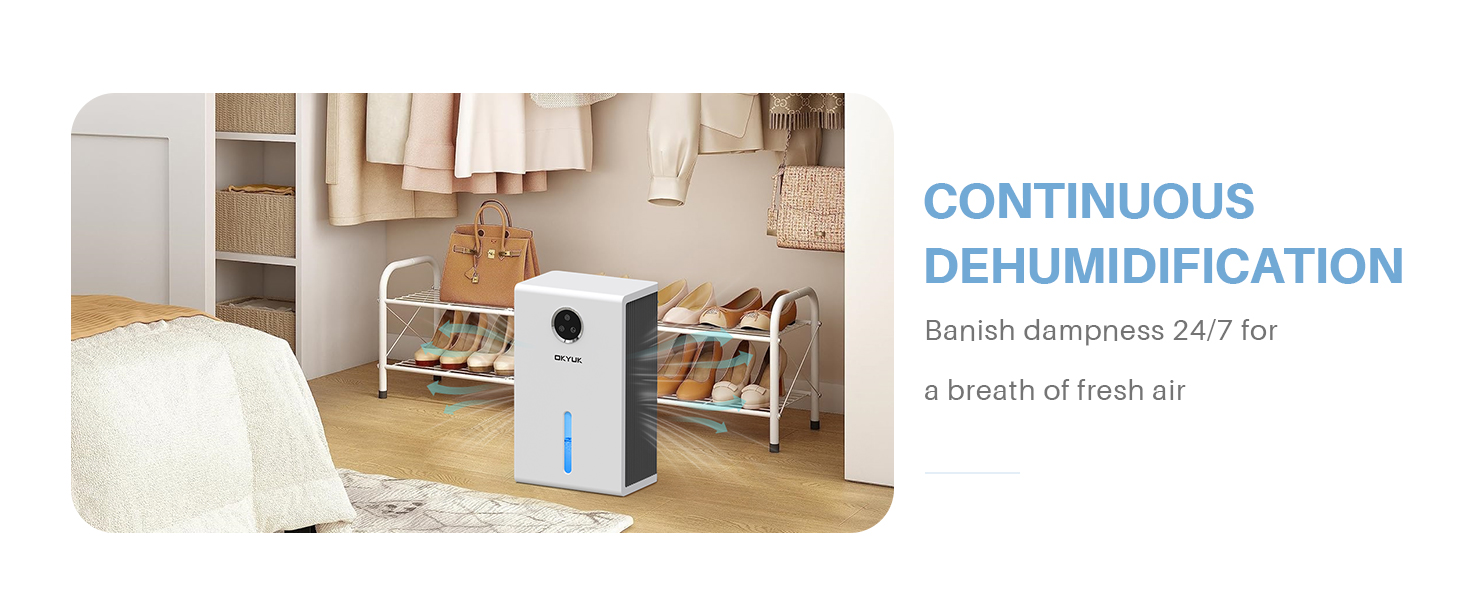 Continous dehumidification