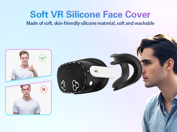 meta quest 3s silicone cover