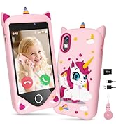 PROGRACE Kids Smart Phone - Talk &amp; Text Learning Toys Cell Phone with Parental Controls, Safe App...