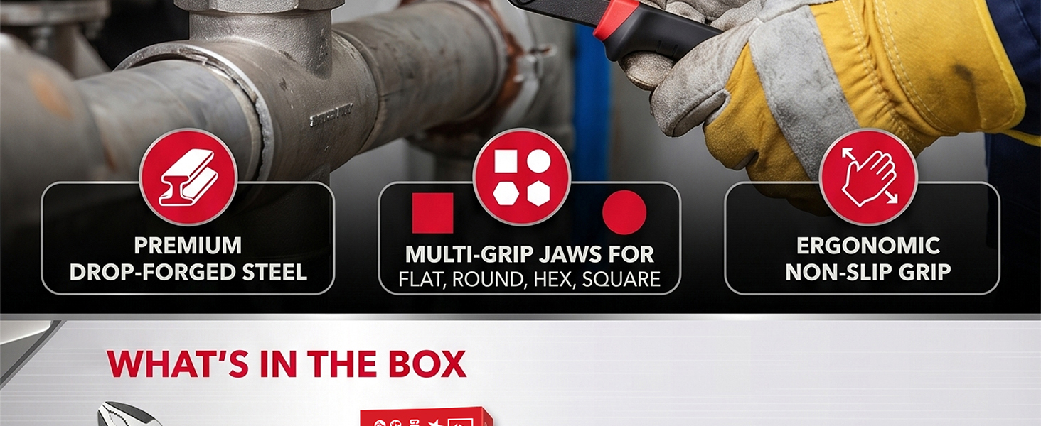 Groove Joint Pliers Set