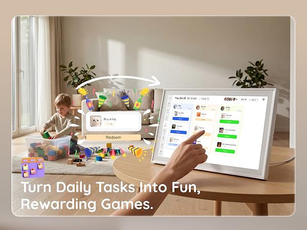 digital calendar wall touch screen