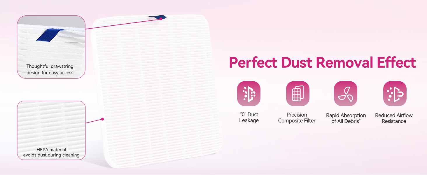Nail Dust Collector Filter