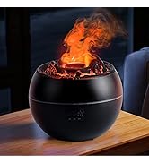 YALEDI Essential Oil Diffuser, Volcano Fire Flame Aromatherapy Diffuser, 360ml Ultrasonic Cool Mi...