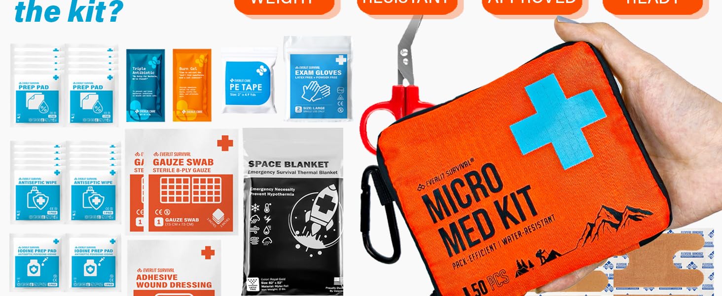 hiking first aid kit