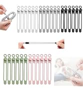 Data Cable Organizer, 2026 Upgrade Silicone Headphone Organizers, Silicone Cable Ties Reusable Ca...