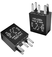 Yekoaru 2 PCS 12V 5-Pin 30A Automotive Fuel Pump Relay, 2NO 2NC Direct Plug-in Power Starter Rela...