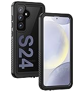Lanhiem for Samsung Galaxy S24 Case, IP68 Waterproof Dustproof, Built-in Screen Protector, Rugged...