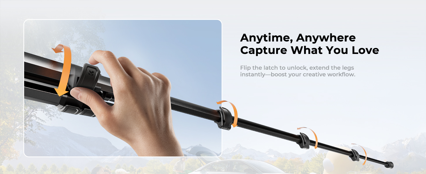 K&amp;amp;F CONCEPT 73&amp;#34; Aluminum Compact Camera Tripod