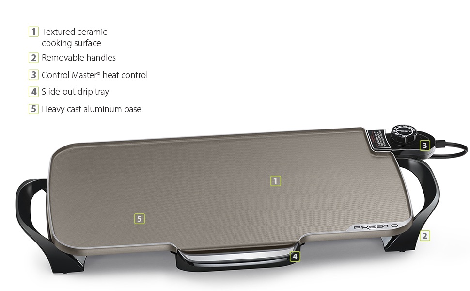 Griddle with callouts